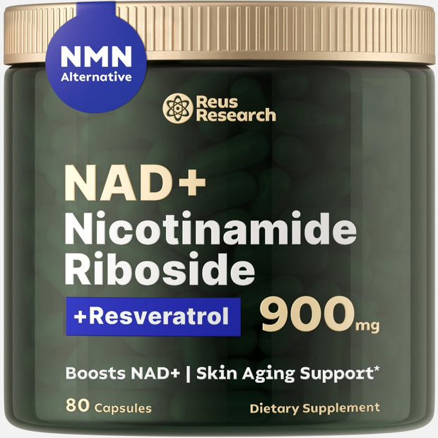 NMR Ribosido de nicotinamida liposomal con resveratrol y quercetina x 80 cáps