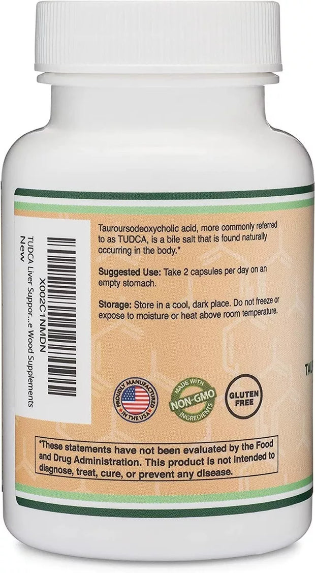 Double Wood tudca Tauroursodeoxycholic Acid Hígado X 60 Cáps