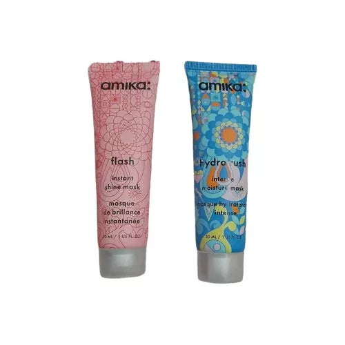 Amika Instant Shine Mask Y Hydro Rush Mask 30ml C/u