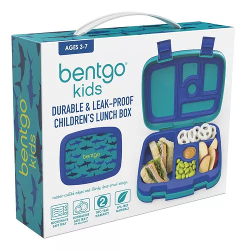 Bentgo Kids Prints Lonchera Bento P/ Niños Diseño Tiburones